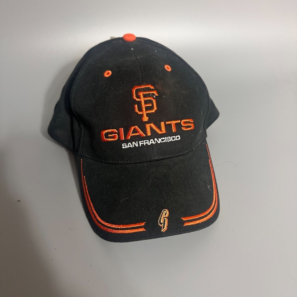 San Francisco Giants MLB Hat Black Orange TEI Genuine Merchandise One Size Cap